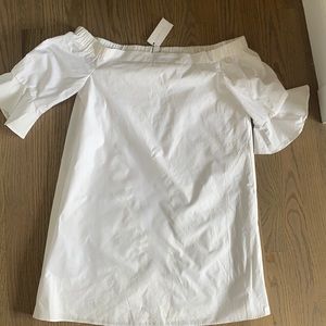 White off the shoulder dress!